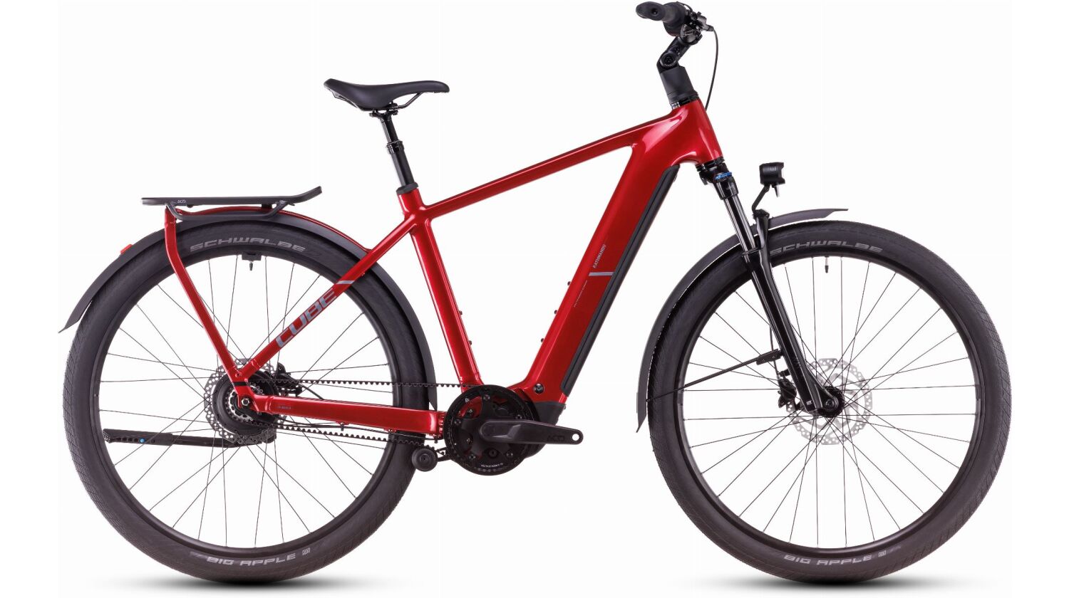 Cube Kathmandu Hybrid Comfort Pro 800 Wh E-Bike Diamant 28" electricred´n´red