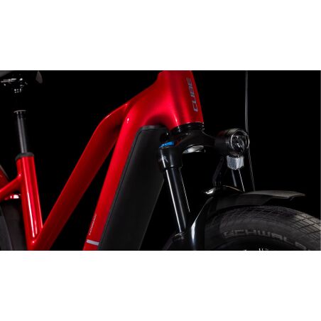 Cube Kathmandu Hybrid Comfort Pro 800 Wh E-Bike Trapeze 28&quot; electricred&acute;n&acute;red