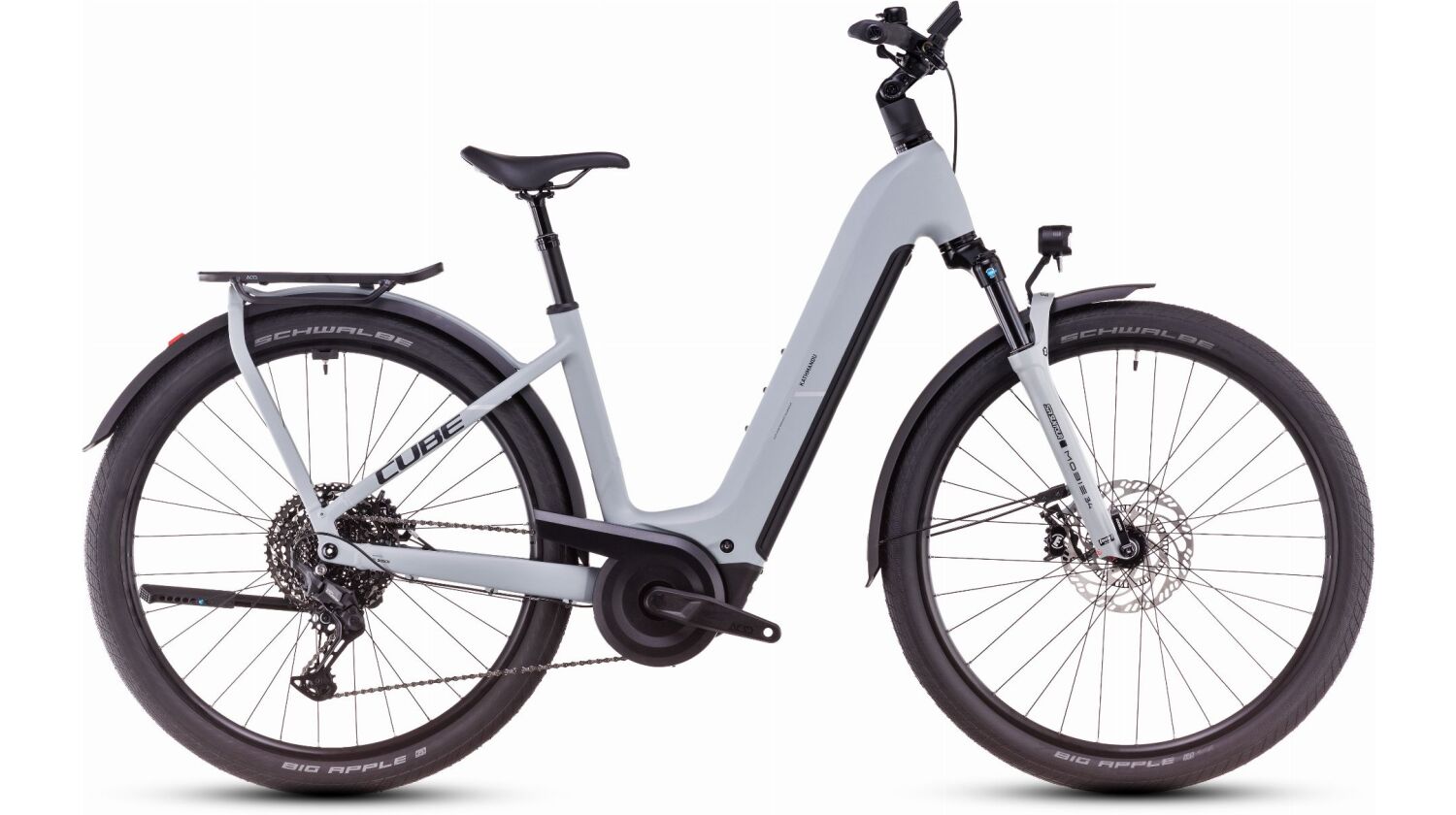 Cube Kathmandu Hybrid EX ABS 800 Wh E-Bike Easy Entry 28" haze´n´black