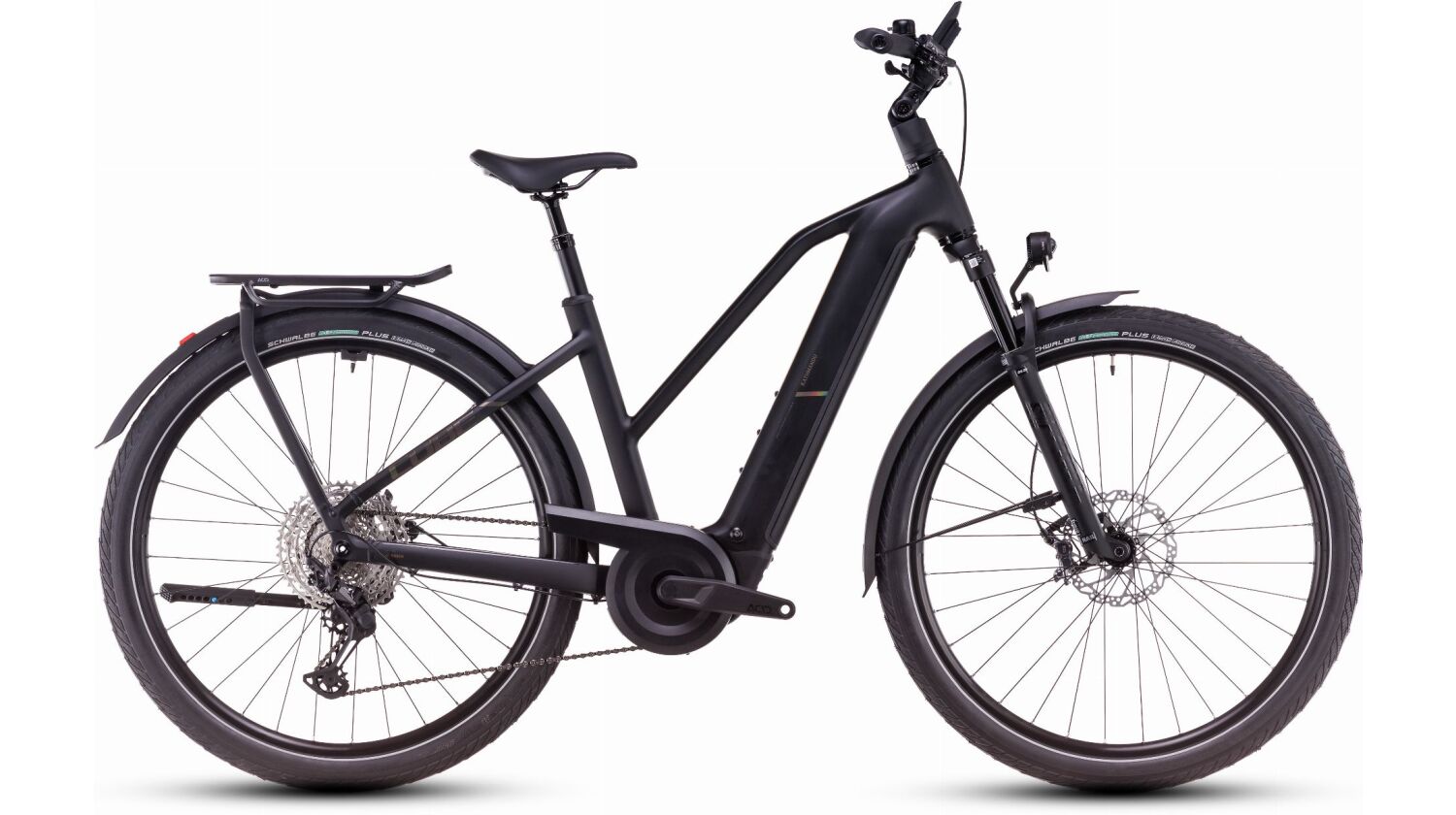 Cube Kathmandu Hybrid EXC 800 Wh E-Bike Trapeze 28" black´n´prism