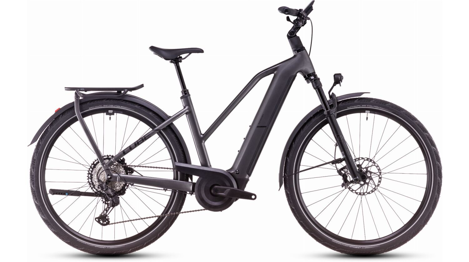 Cube Kathmandu Hybrid SLX 800 Wh E-Bike Trapeze 28" graphite´n´black