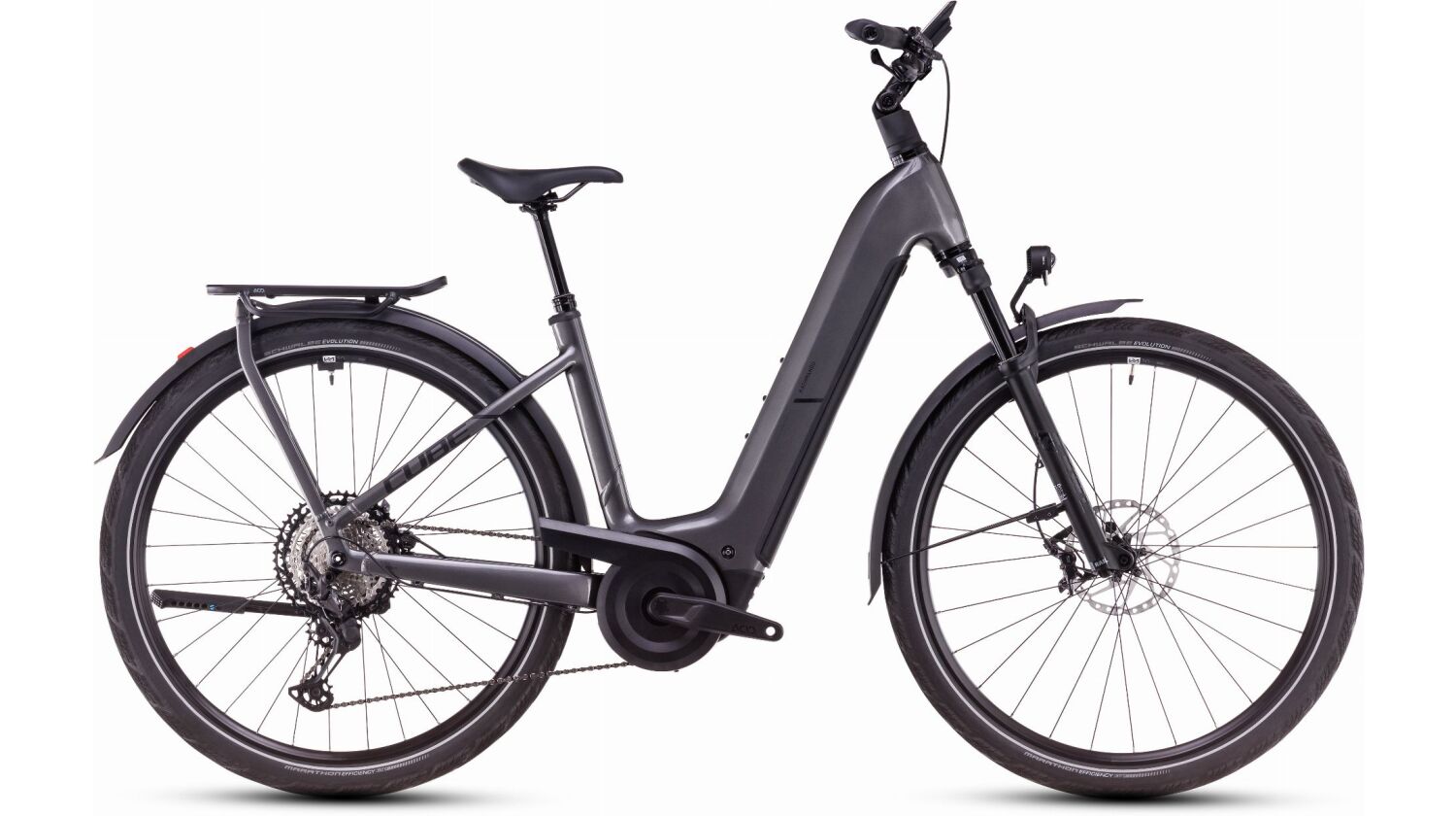 Cube Kathmandu Hybrid SLX 800 Wh E-Bike Easy Entry 28" graphite´n´black