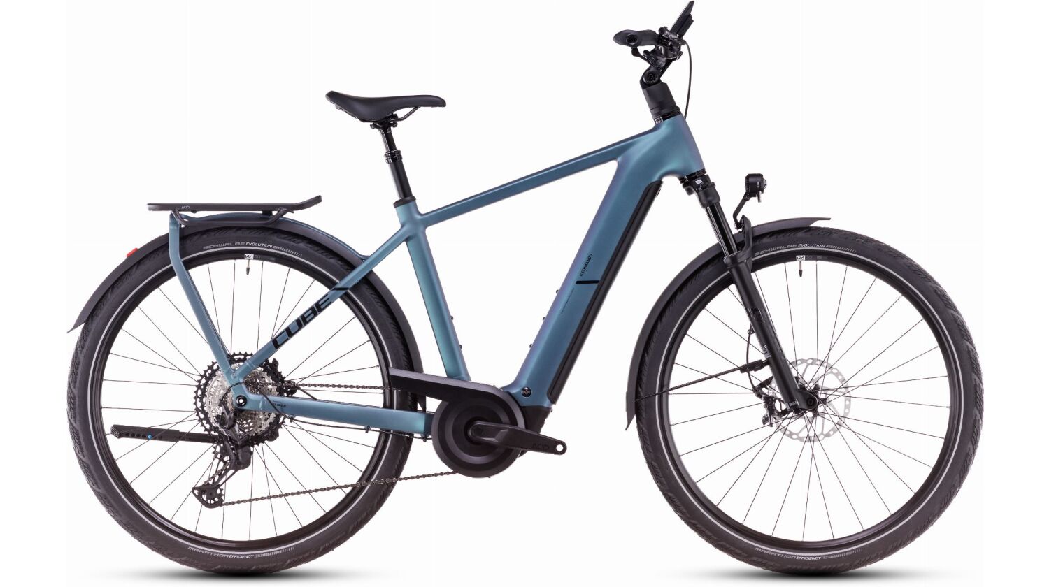 Cube Kathmandu Hybrid SLX 800 Wh E-Bike Diamant 28" smaragdgrey´n´black