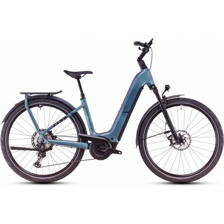 Cube Kathmandu Hybrid SLX 800 Wh E-Bike Easy Entry 28&quot; smaragdgrey&acute;n&acute;black