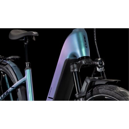 Cube Kathmandu Hybrid SLX 800 Wh E-Bike Easy Entry 28&quot; smaragdgrey&acute;n&acute;black