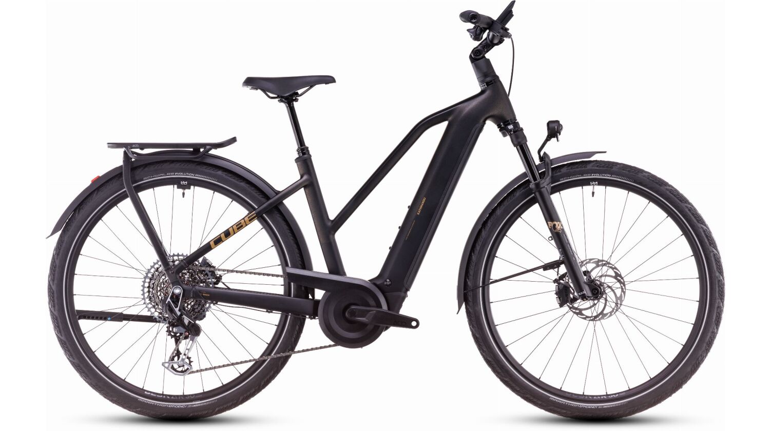 Cube Kathmandu Hybrid SLT 800 Wh E-Bike Trapeze 28" golddust´n´black