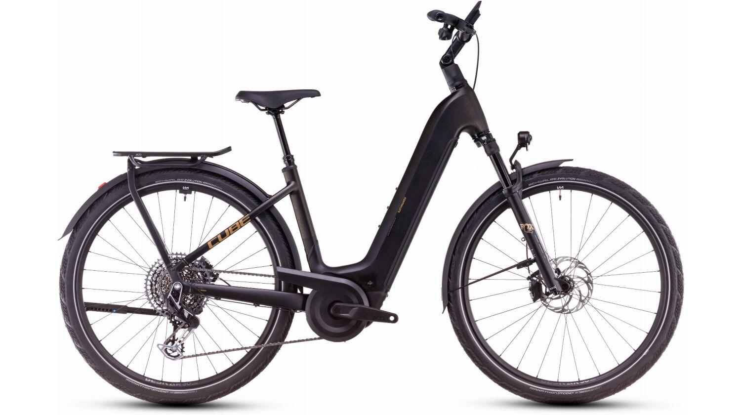 Cube Kathmandu Hybrid SLT 800 Wh E-Bike Easy Entry 28" golddust´n´black