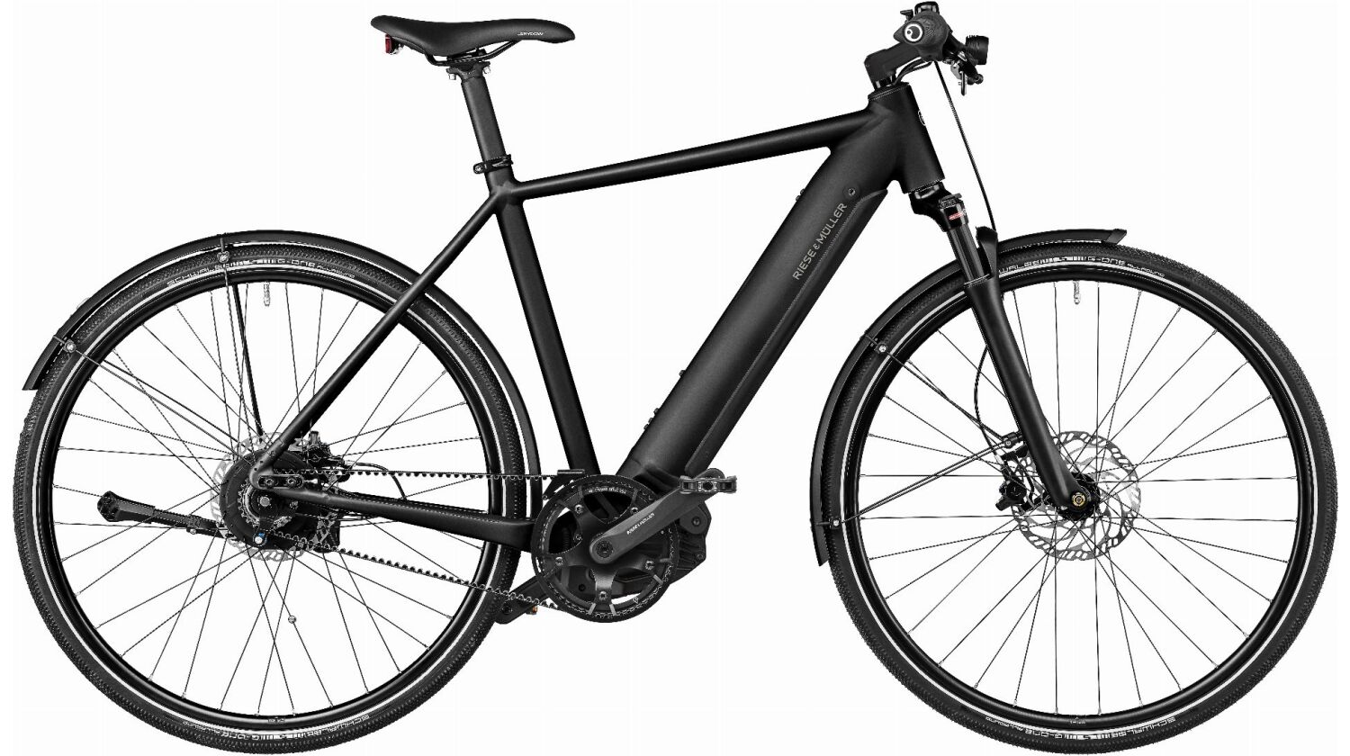Riese & Müller Roadster4 touring, 625 Wh E-Bike Diamant 28" RX, Kiox 300, black matt TB 56 cm