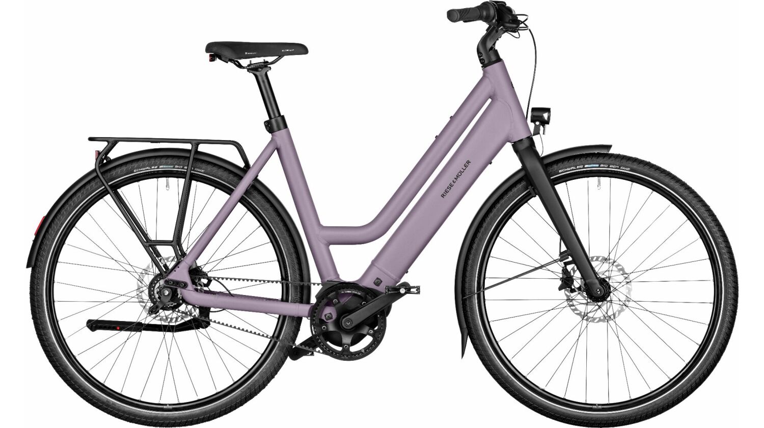 Riese & Müller Culture Mixte silent, 400 Wh E-Bike Trapez 28" Gepäckträger, RX, Purion 200, blossom TB 50 cm