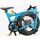 Riese & Müller Birdy touring Faltrad 18" Comfort Vorbau, Gepäckträger , cyan TB, universal