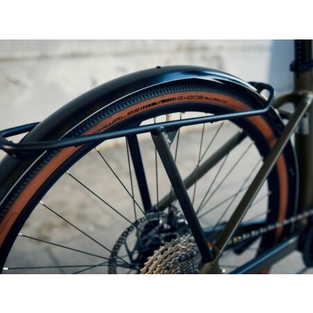 Riese &amp; M&uuml;ller UBN Five touring 430 Wh E-Bike Diamant 28&quot;, LED Hub, Packtaschenhalter, selva TB 57 cm
