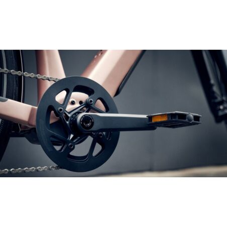 Riese &amp; M&uuml;ller UBN Seven vario 430 Wh E-Bike Trapez 28&quot; LED Hub, Gep&auml;cktr&auml;ger UBN, Rahmenschloss, Suspension Kit rose TB 45 cm