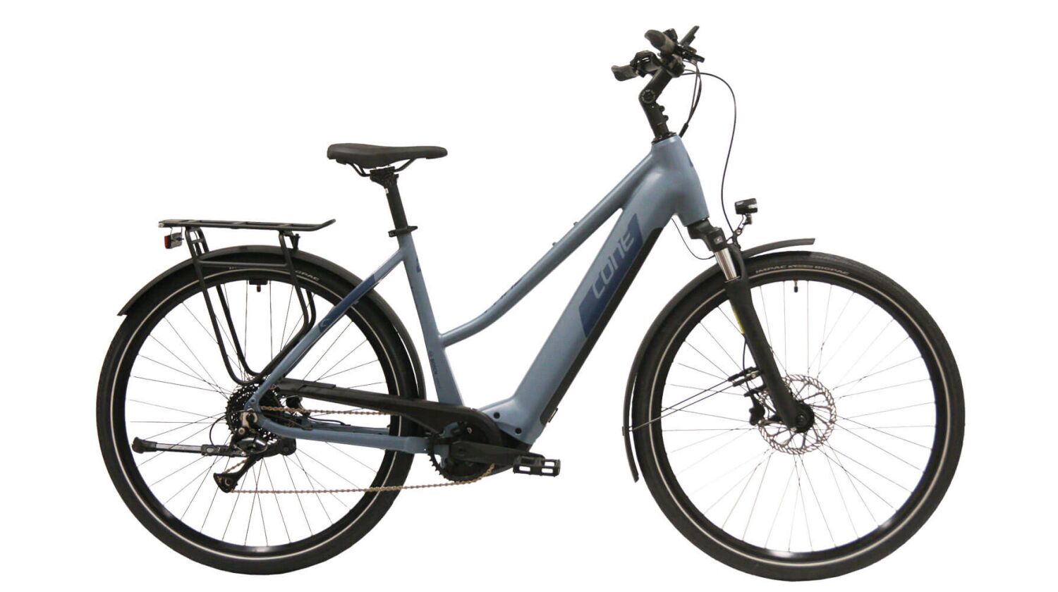 Cone eStreet IN LTD 625 Wh E-Bike Trapez 28" grau/dunkelblau