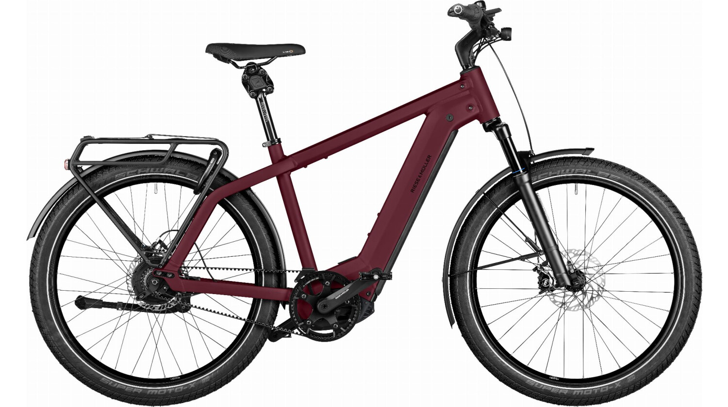 Riese & Müller Charger4 GT vario 750 Wh E-Bike 27,5" dark red matt 49 cm