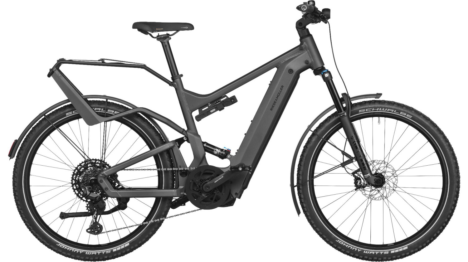 Riese & Müller Delite4 GT touring 750 Wh E-Bike 27,5" urban grey matt 56 cm