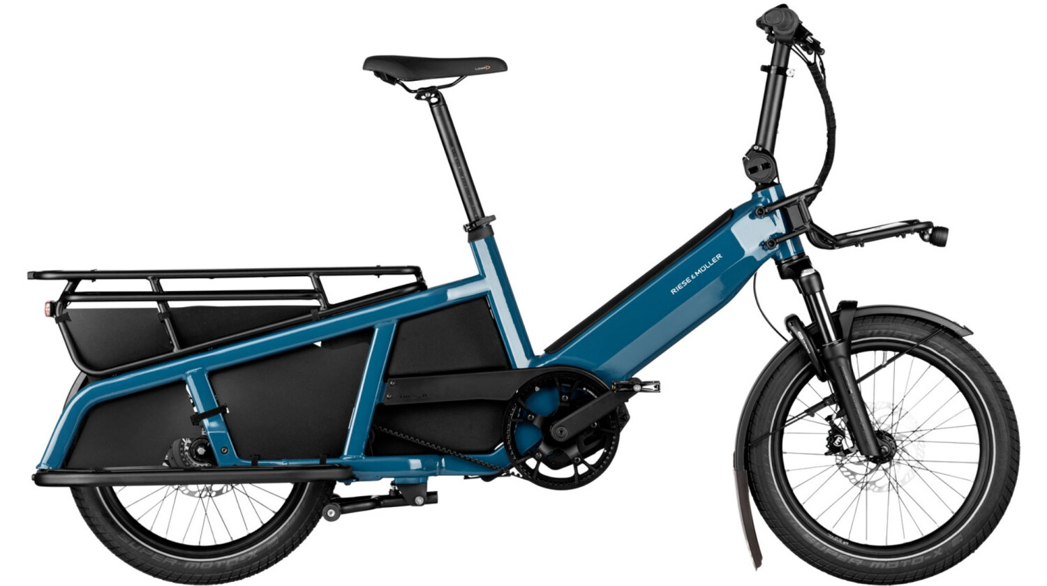 Riese & Müller Multitinker vario 625 Wh E-Lastenrad 20" petrol/black matt universal