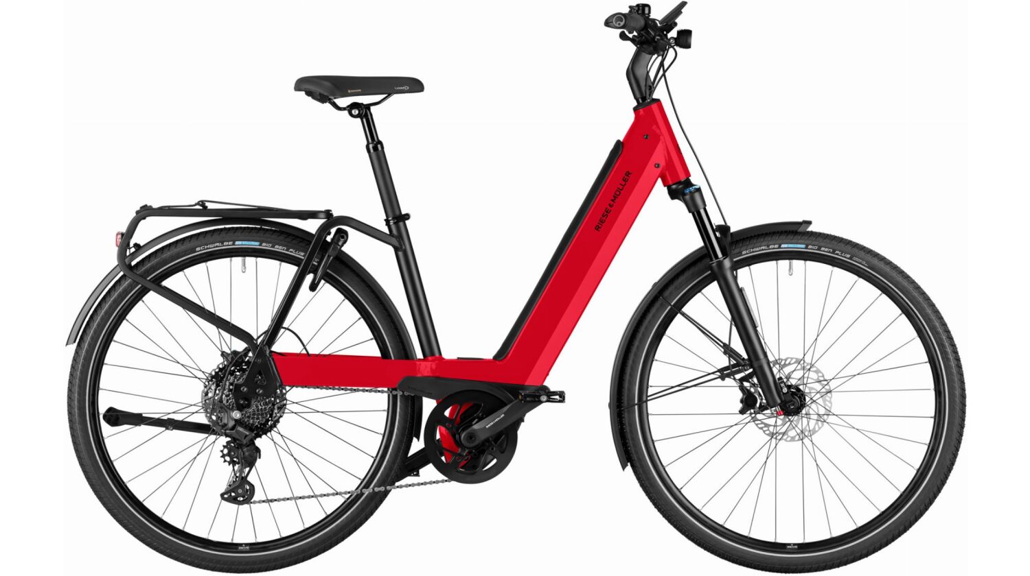 Riese & Müller Nevo4 touring 750 Wh E-Bike 28" dynamic red metallic 47 cm