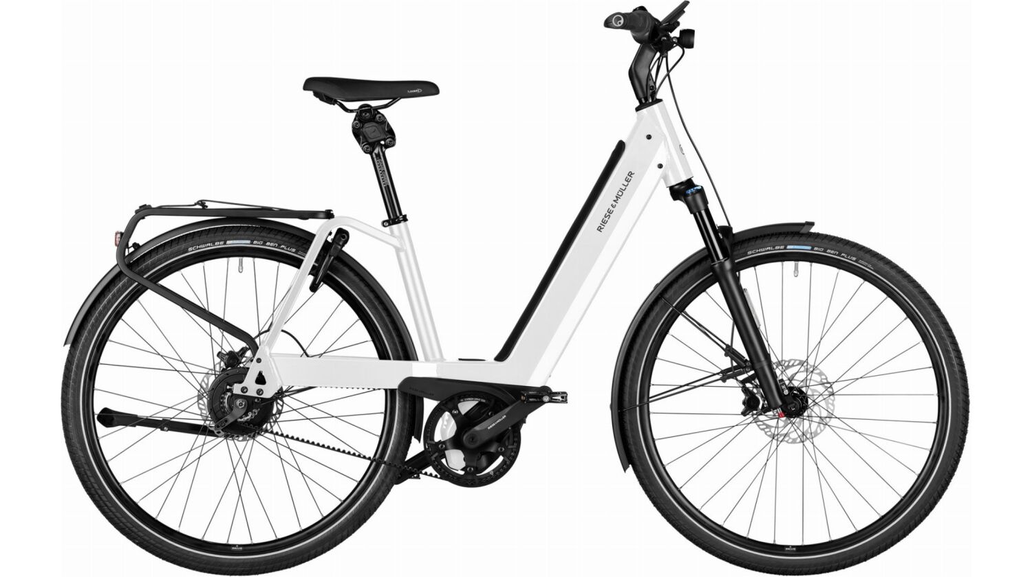 Riese & Müller Nevo4 vario 750 Wh E-Bike 28" pure white 47 cm