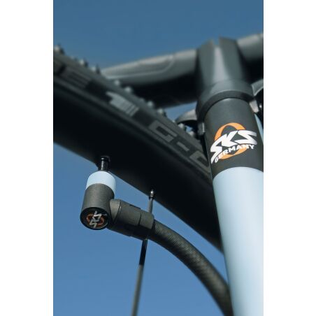 SKS GERMANY Air-X-Plorer Clik Valve 10.0 Standpumpe sky blue