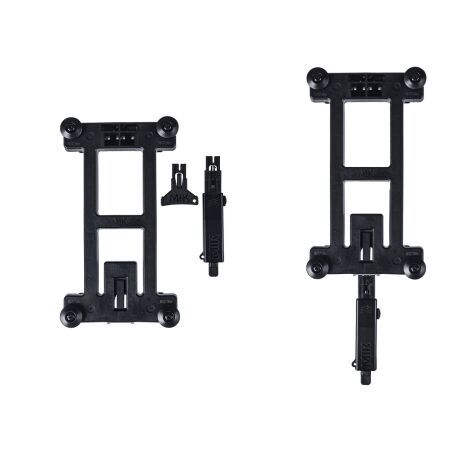 Basil Mik 2.0 Adapterplatte schwarz f. abnehm. Fahrradzubeh&ouml;r