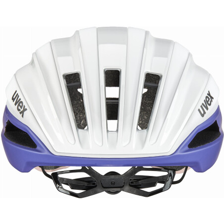 Uvex Surge Aero Mips Rennrad-Helm white-lilac apricot matt