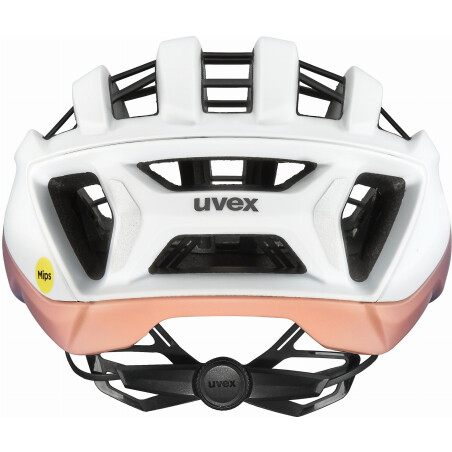 Uvex Surge Aero Mips Rennrad-Helm white-lilac apricot matt