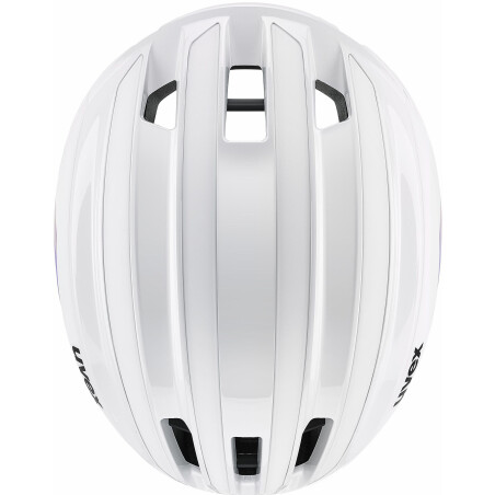 Uvex Surge Aero Mips Rennrad-Helm white-lilac apricot matt