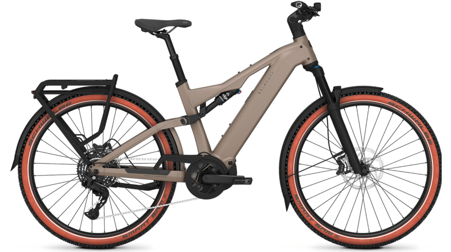 Kalkhoff Entice 7+ Move 600 Wh E-Bike Diamant 29" moonstonegrey matt
