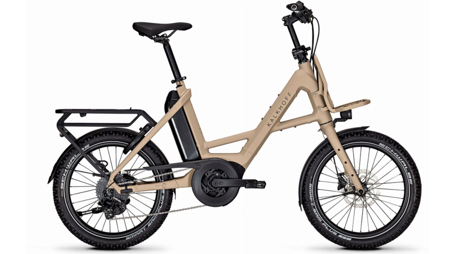 Kalkhoff Entice C.B Excite+ 545 Wh E-Kompaktrad 20" sandstone matt one size/48 cm