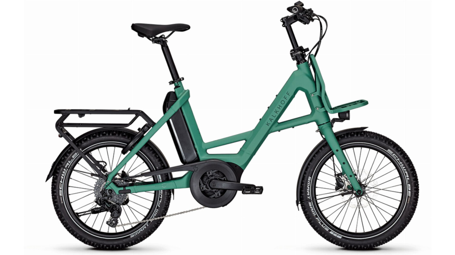 Kalkhoff Entice C.B Excite+ 545 Wh E-Kompaktrad 20" mineralgreen matt one size/48 cm