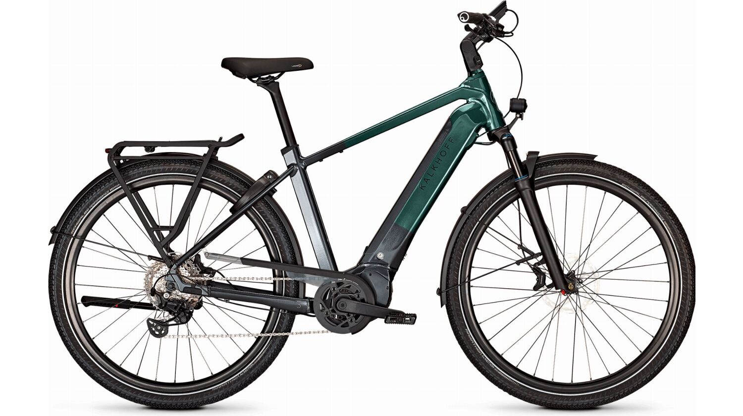 Kalkhoff Endeavour 5+ Advance LTD 625 Wh E-Bike Diamant 29" diamondblack/techgreen glossy