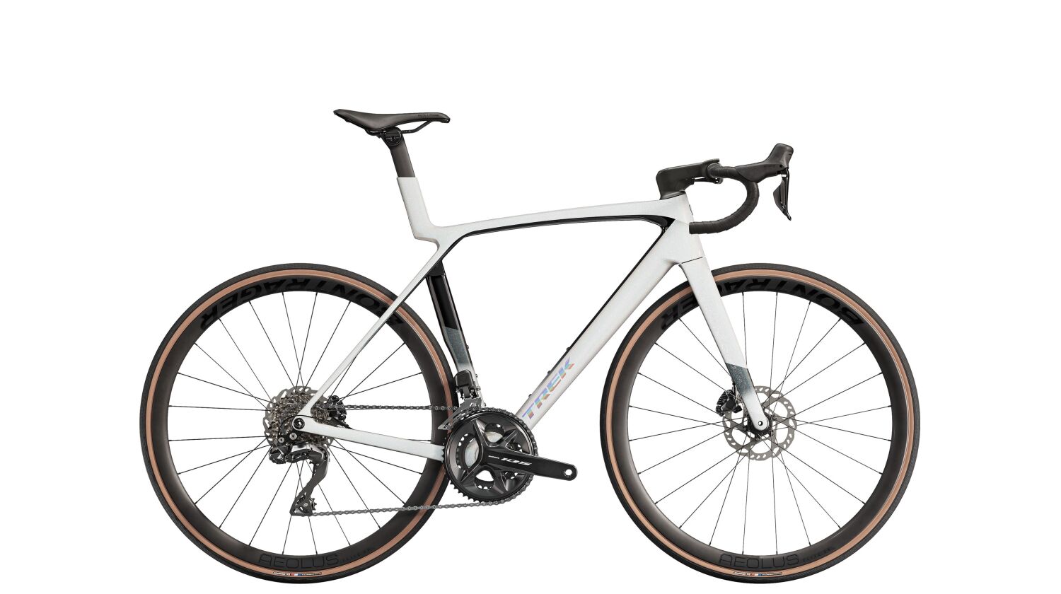 Trek Madone SL 6 Gen 8 Rennrad Diamant 28" white prismatic