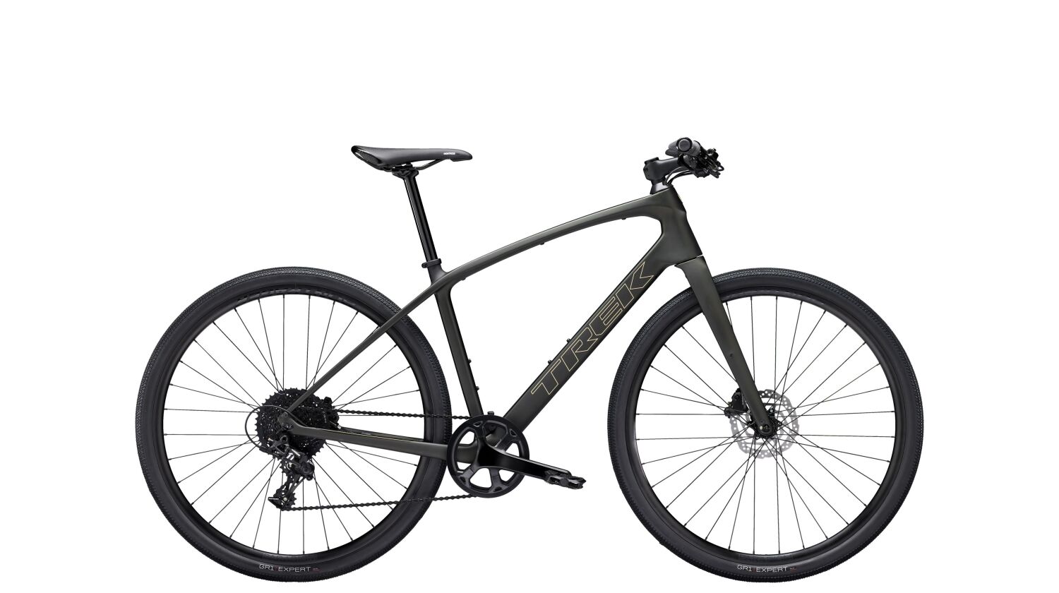 Trek FX Sport 5 Carbon Fitnessbike Diamant 28" matte black olive/deep smoke