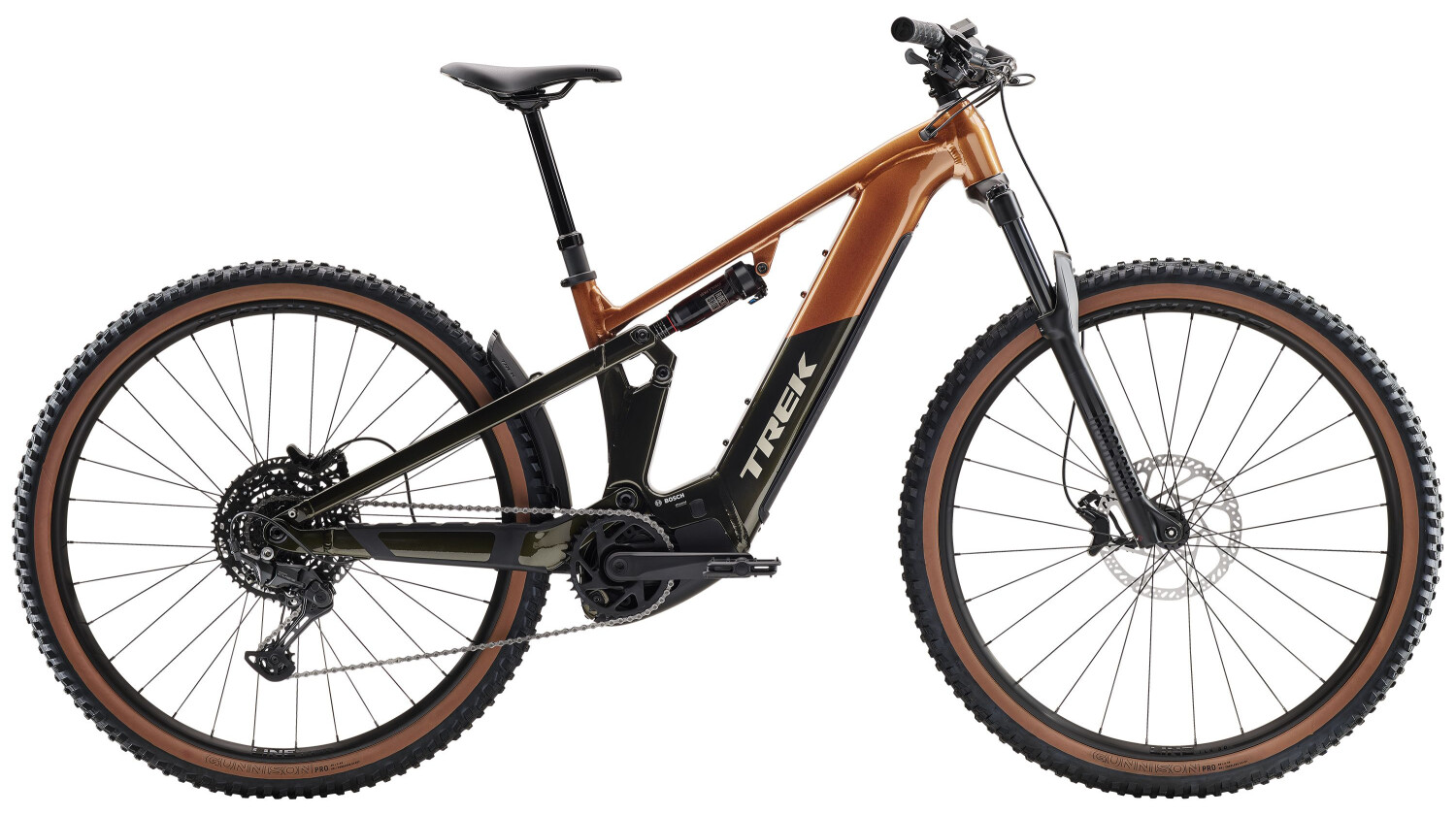Trek Powerfly+ FS 4 600 Wh E-Bike Fully pennyflake/black olive