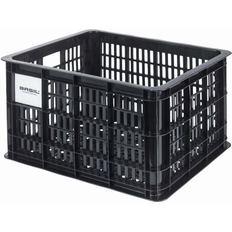Basil Crate M MIK 2.0 Kunststoff-Fahrradkasten schwarz...