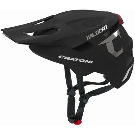 Cratoni WildCat LED Kinder-Helm black matt S/M (49-56 cm)