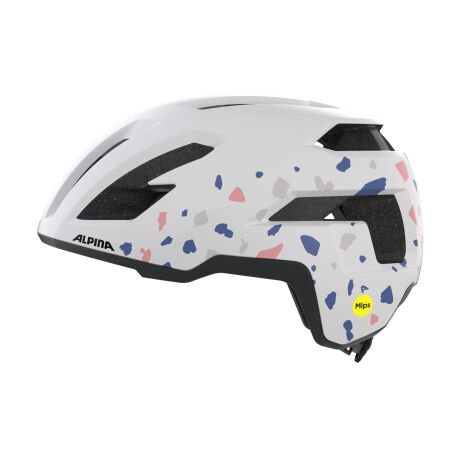 Alpina Taunus Gravel Mips Helm creme-terrazo matt