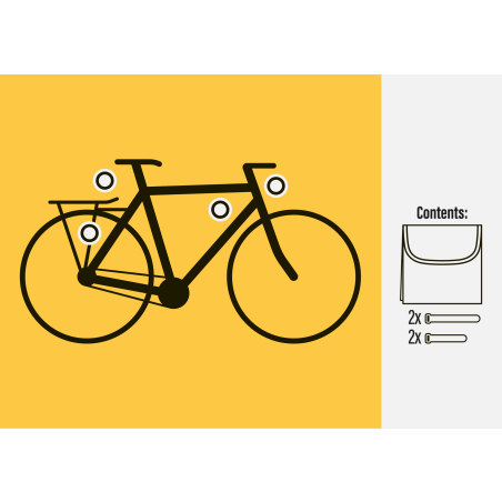 tex-lock Fahrradschloss-Tasche black