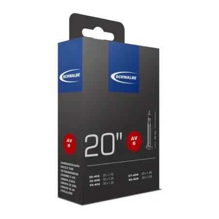 Schwalbe Schlauch Nr. 6 SV Butyl 20" 28/40-406 SV 40 mm