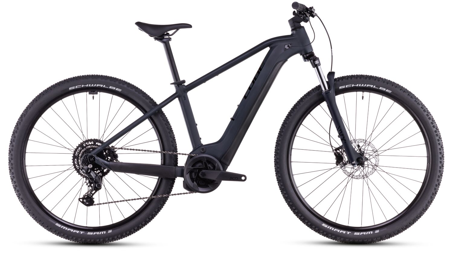 Cube Reaction Hybrid Performance 500 Wh E-Bike Hardtail Diamant night´n´black