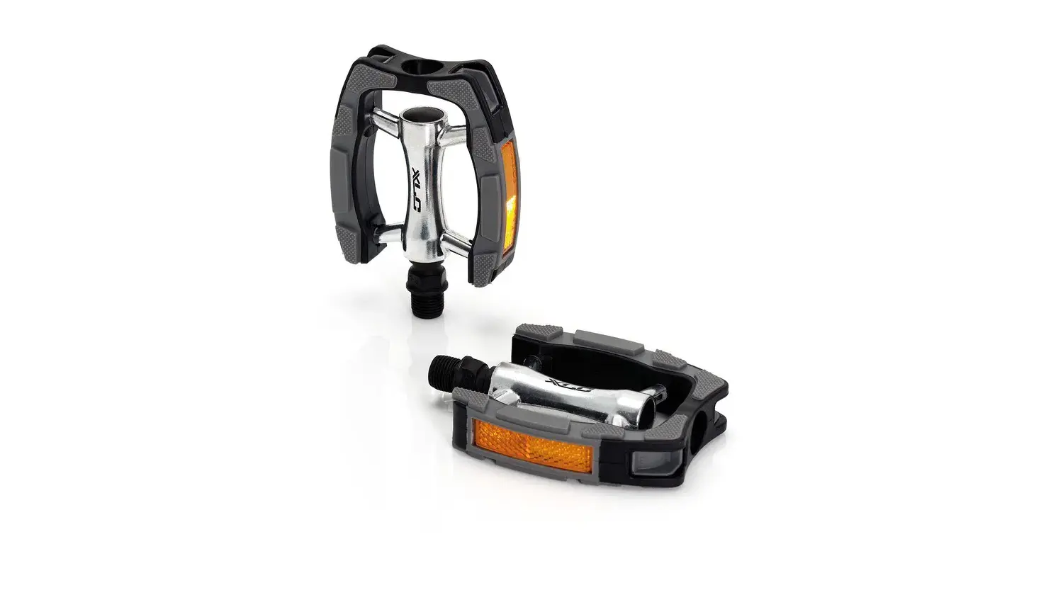 XLC City/Comfort Pedal PD-C07 Alu Kunststoffummantel schw./silber/grau