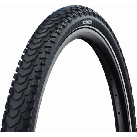 Schwalbe Marathon Mondial RaceGuard, Performance Line, Tube E-Bikes Drahtreifen 28&quot;, Addix black-reflex