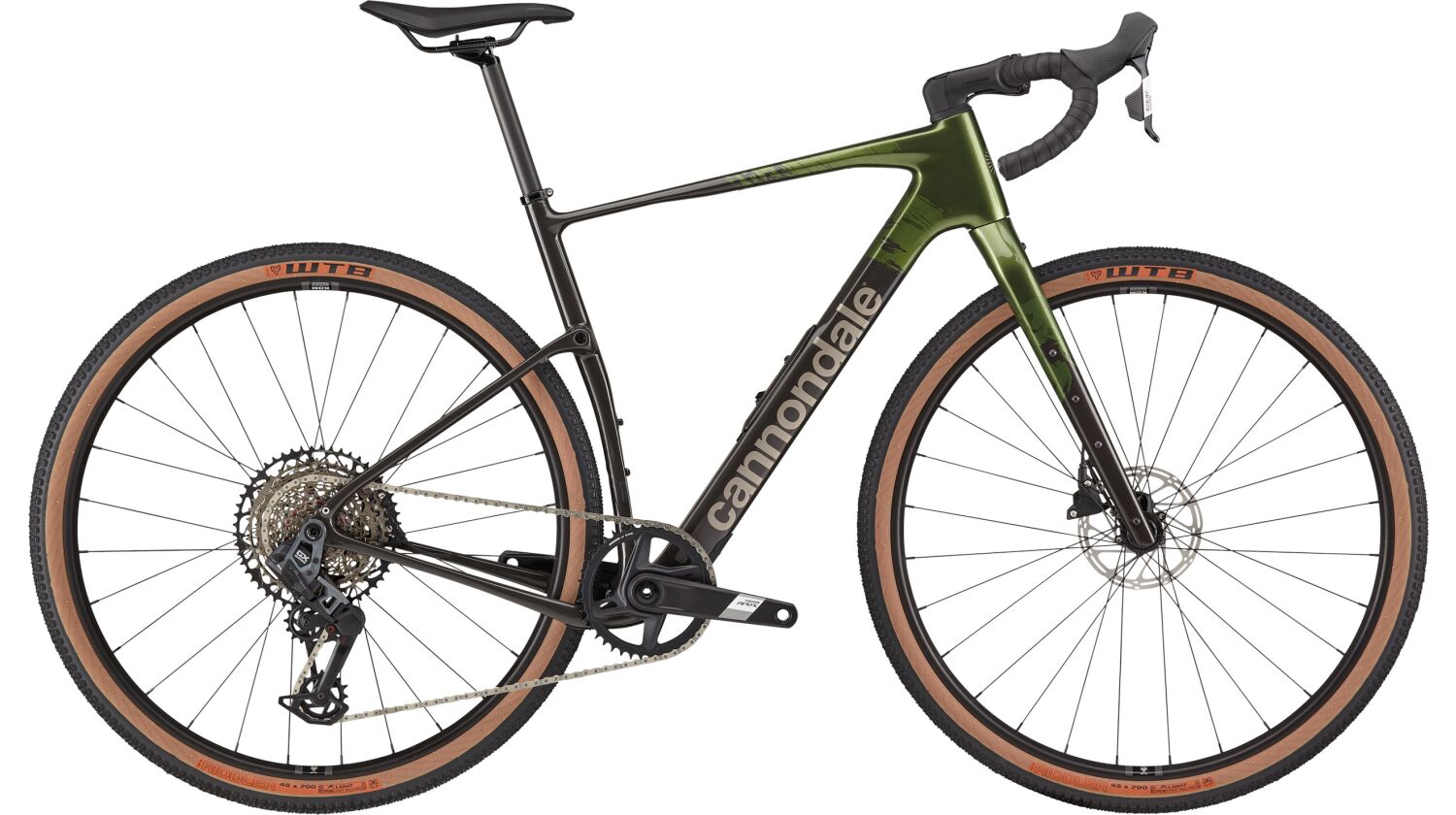 Cannondale Topstone Carbon 2 AXS 1x Gravelbike Diamant 28" spruce green