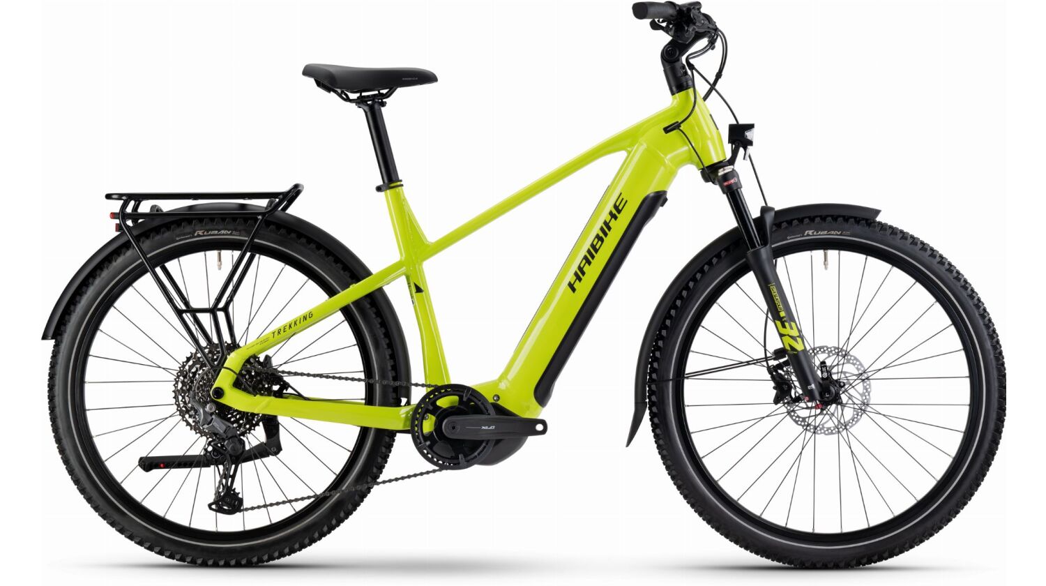 Haibike Trekking 5 720 Wh E-Bike Diamant 27,5" lime/black glänzend
