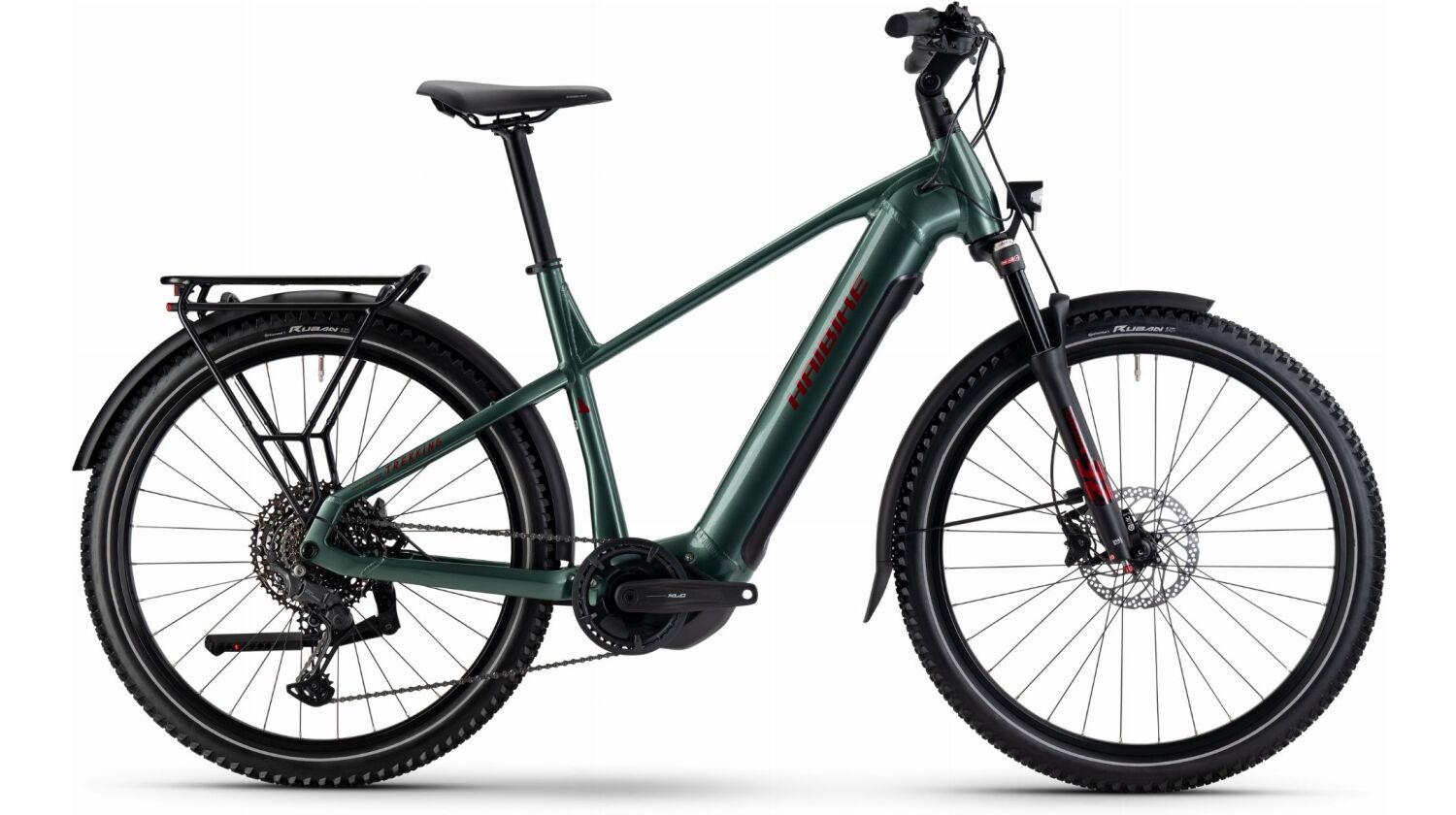 Haibike Trekking 5 720 Wh E-Bike Diamant 27,5" olive/red glänzend