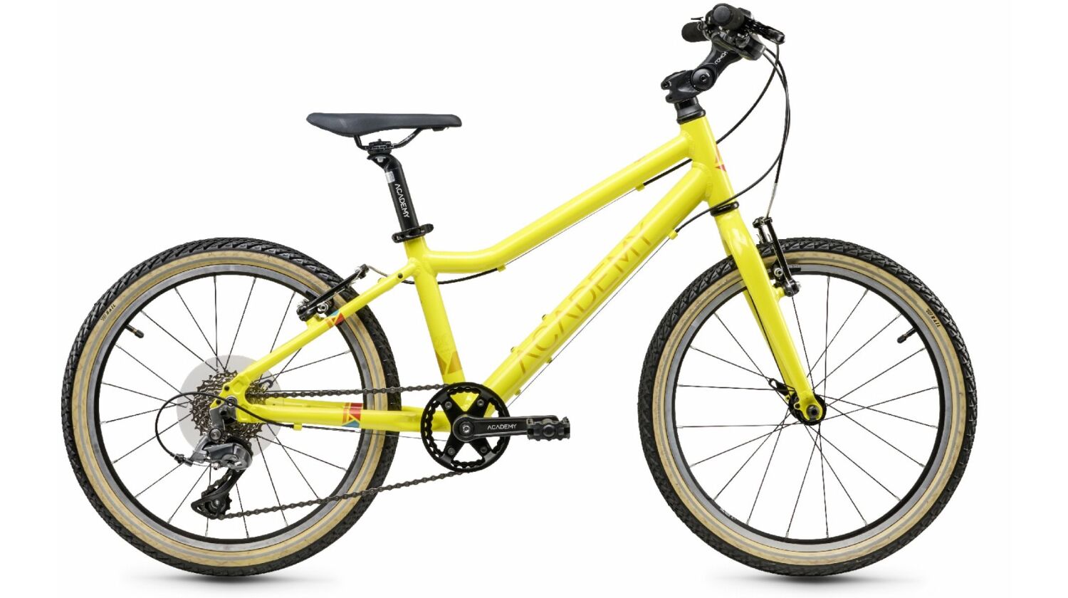 Academy Grade 4 Kinderrad Diamant Knick 20" yellow