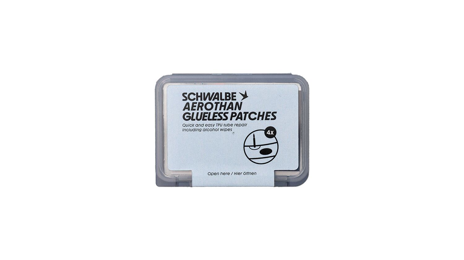 Schwalbe Glueless Patches für Aerothan selbstklebendes Flickzeug für TPU Schläuche