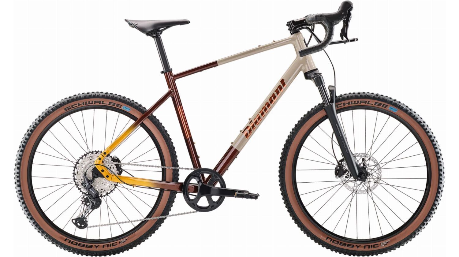 Diamant 140 Gravelbike Herren 27,5" mokkalatte duotone