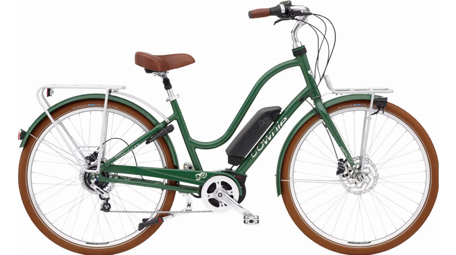 Electra Townie Commute Go! 5i EQ Step-Thru 500 Wh Retro E-Bike Wave 28" racing green M