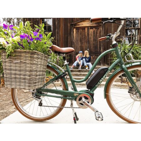 Electra Townie Commute Go! 5i EQ Step-Thru 500 Wh Retro E-Bike Wave 28&quot; racing green M